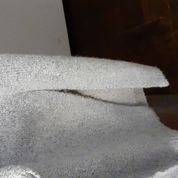 NWT Time n Tru Heather Grey Sleeveless Sweater Duster. - Picture 6 of 10